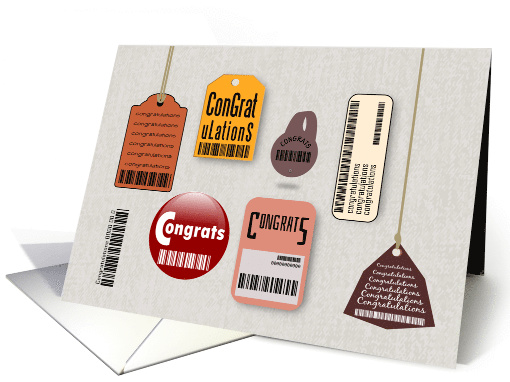Scan the Tag First Job Congratulations card (1387442)