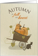 Autumn is Full of Heart Happy Thanksgiving card
