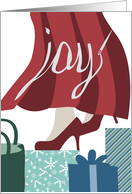 Thread Some Joy Fashion Holidays card