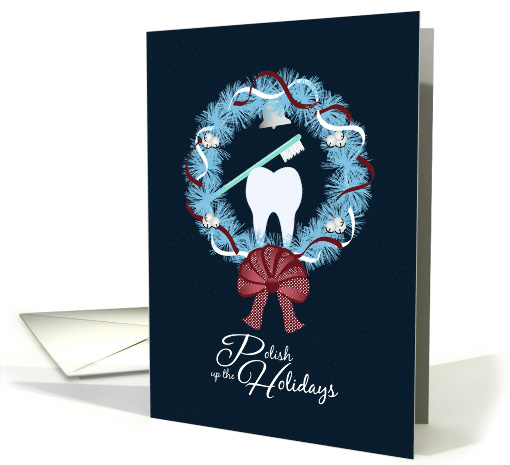 Polish Up the Holidays Dental Christmas card (1550780)