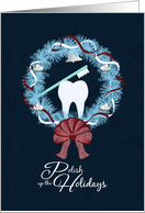 Polish Up the Holidays Dental Christmas card