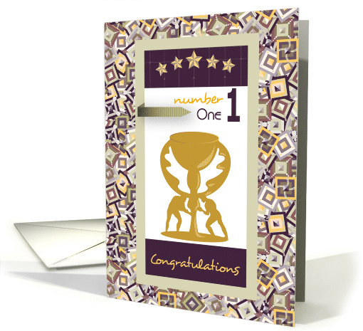 Grappling Fun Wrestling Congratulations card (1554028)