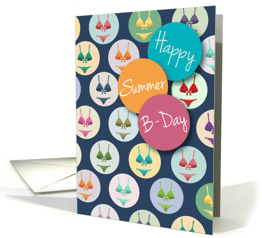 Fashionable Summer Birthday card (1569332)