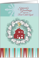 Season’s Greetings From Your Real Estate Agent card