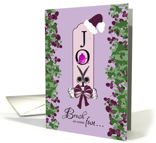 Brush on Some Fun Manicurist Happy Holidays card (1655450)