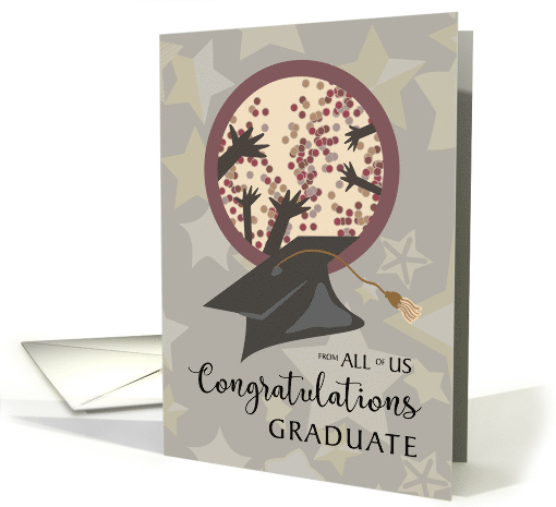 Graduation From All of Us Confetti card (1676546)