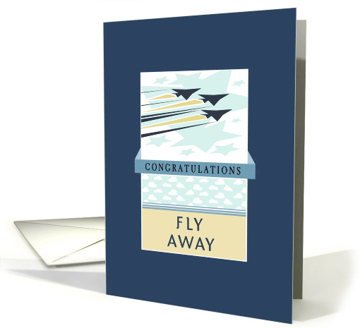 Pilot Retirement Stars and Jets card (1676620)