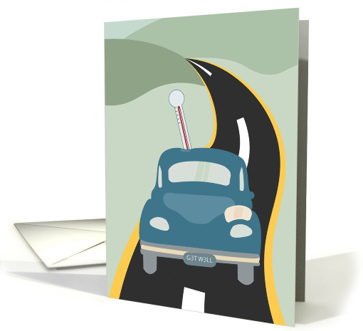 Car Thermometer Vehicle Accident card (1676810)