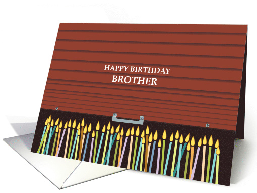 Garage Door Happy Birthday Brother card (1677776)