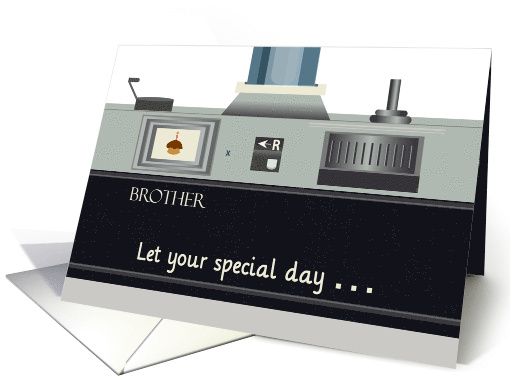 Camera View Finder Happy Birthday Brother card (1678156)