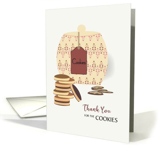 Cookie Jar and Cookies Thank You card (1679394)