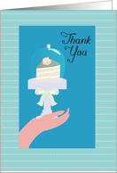 Slice of Cake Thank You for Baked Goods card