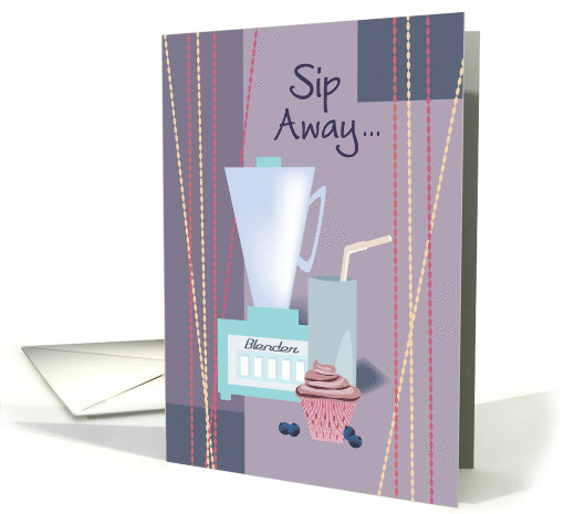 Smoothie Retro Happy Birthday card (1682178)