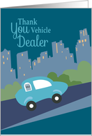Vehicle Car Dealer Sales Thank You card