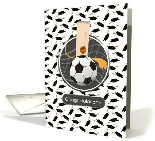 Soccer Graduation Congratulations card (1684400)
