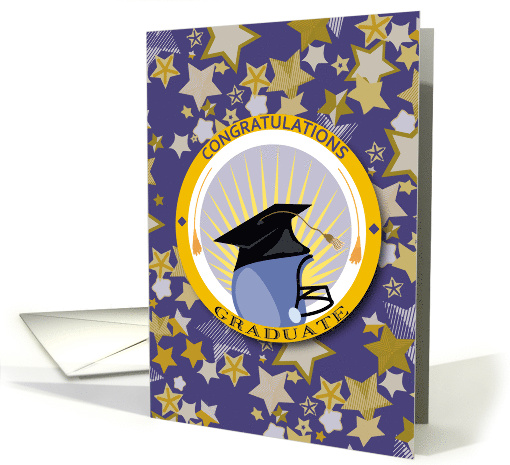 Football Graduation Congratulations card (1684732)