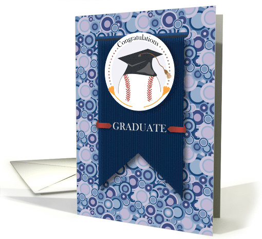 Baseball Graduation Congratulations card (1684746)