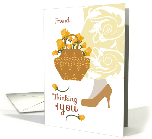 Yellow Roses Friend Thinking of You card (1687700)