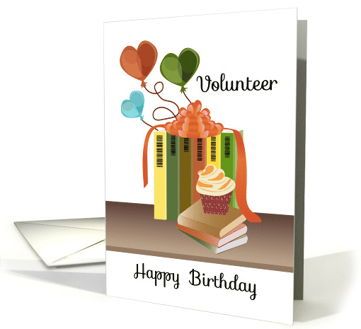 Volunteer Volumes of Books Happy Birthday card (1688926)