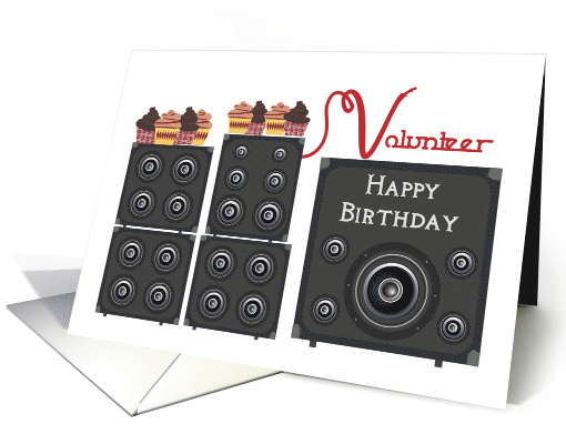 Volunteer Happy Birthday Speaker card (1688950)