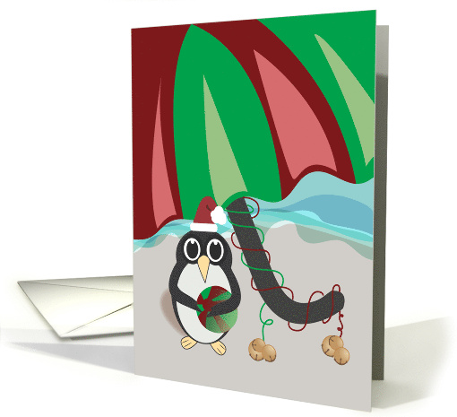 Penguin Beach Happy Christmas in July card (1689246)
