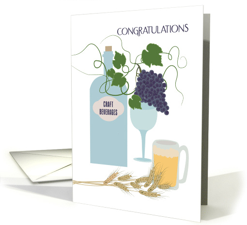 Craft Beverages Congratulations Fair Award card (1703352)