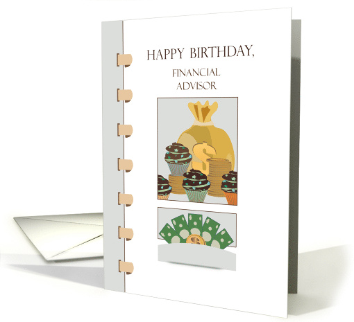 Report Financial Advisor Happy Birthday card (1723446)