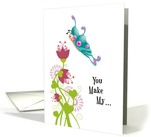 Valentine's Day Flutter Butterfly card (1724480)