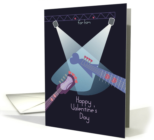 Guitar Necks For Him Valentine's Day card (1724606)