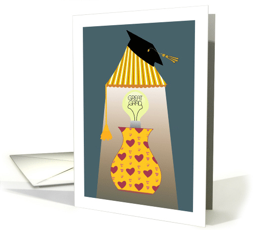 Lamp and Cap Congratulations Graduate card (1728836)