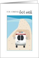 Cute Road to Recovery For Friend Get Well card