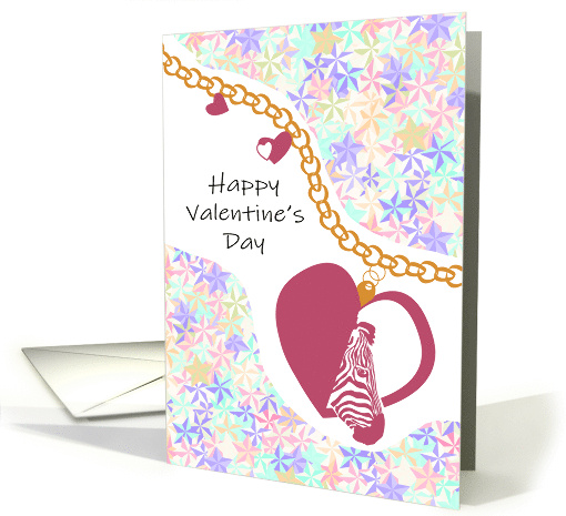 Zebra Wildly Charming Valentine card (1756894)