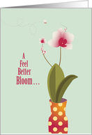 Feel Better Orchid Bloom card