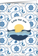 Nautical Love the Summer Sun card