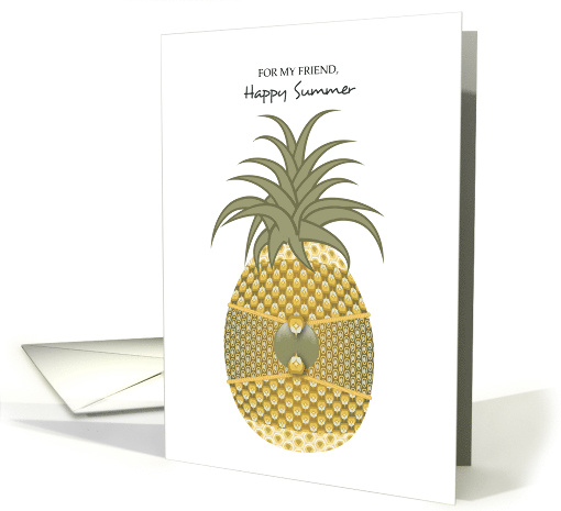 Pineapple For Friend Happy Summer card (1764546)