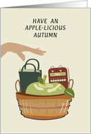 Apple-licious Autumn card
