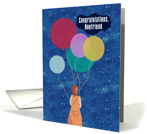 Congratulations Boyfriend Out of this World card (1777266)