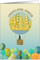 Grandson Going Places Congratulations card