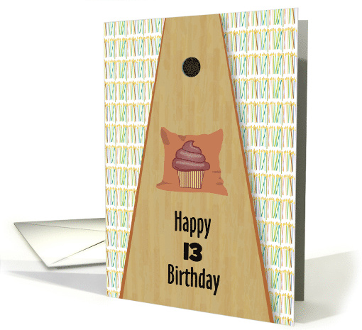 Custom Birthday Age Bag Toss Sport Happy Birthday card (1784262)