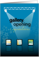 Spotlight on Gallery Opening Congratulations card
