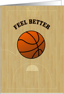 Basketball Pass Feel Better card