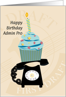 Administrative Assist Professional Draft Business Birthday card