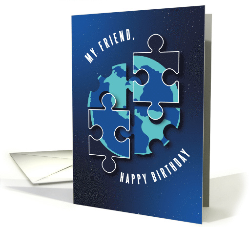 World Puzzle Birthday card (1886518)