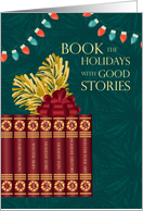 Book the Holidays card