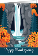 Autumn Waterfall for Thanksgiving
