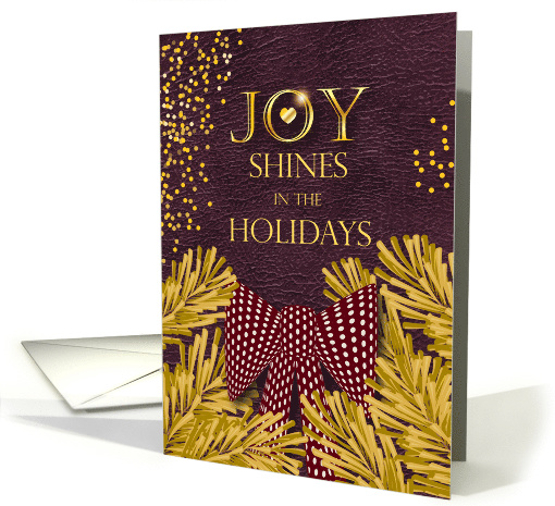 Joy Shines into the Holidays card (1992152)
