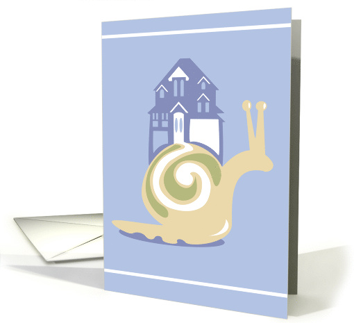 New Home Snail card (712976)