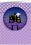 Haunted Mansion Halloween card