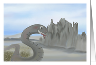 Desert Snake Birthday card