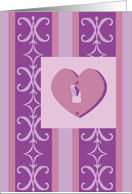 Light Switch Valentine for Sweetheart card